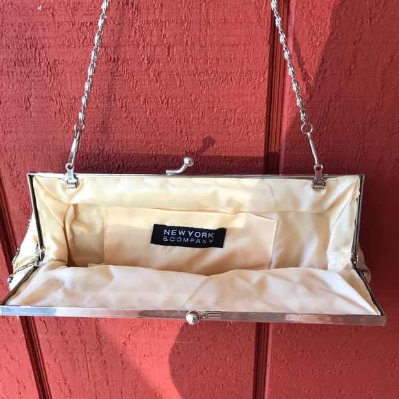 DONATING 8/1! | New York & Co. | gold clutch purse - Picture 4 of 8